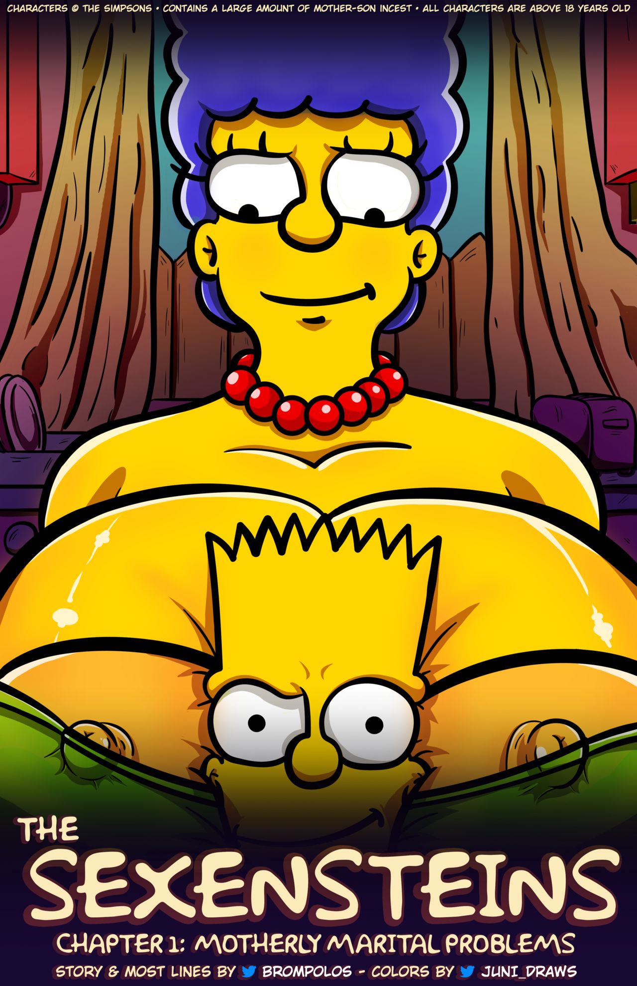 The Sexensteins – Simpsons by Brompolos/Juni_Draws