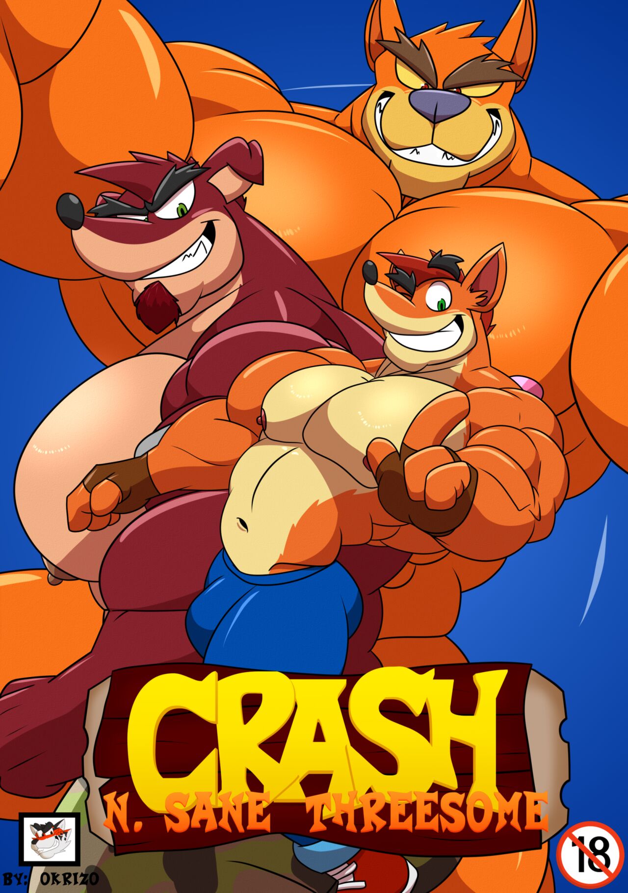 Crash N. Sane Threesome (Crash Bandicoot) [slash876]